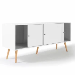 Buffet scandinave bois blanc EFFIE*IDMarket