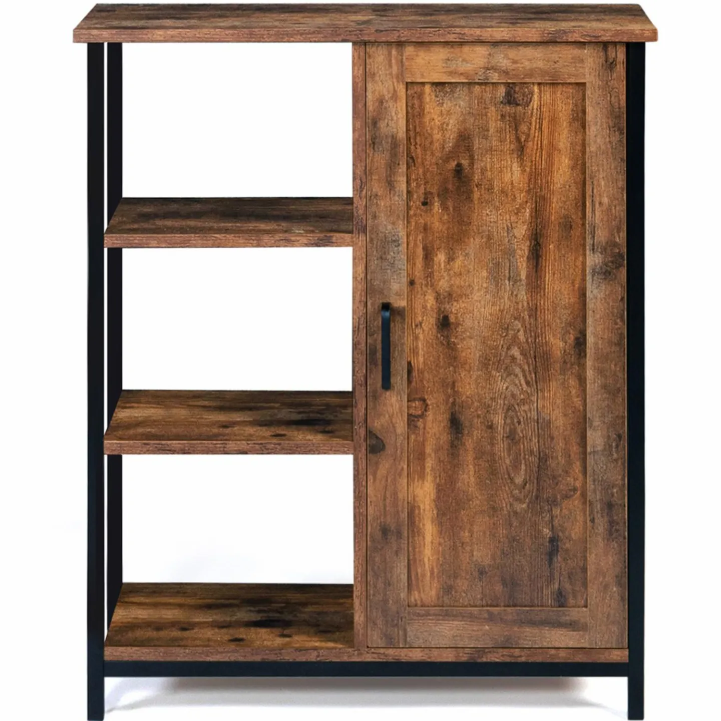 Buffet style industriel effet bois vieilli 70 cm*IDMarket New