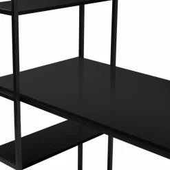 Bureau bibliothèque noir design industriel*IDMarket Hot