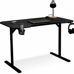 Bureau gamer noir 120 cm*IDMarket New
