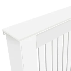 Cache radiateur blanc - étagère murale pour radiateur*IDMarket New