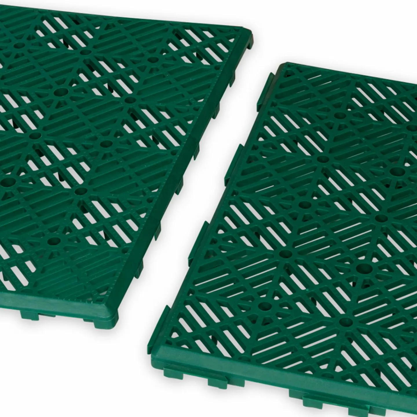 Caillebotis extérieur en plastique vert*IDMarket Discount