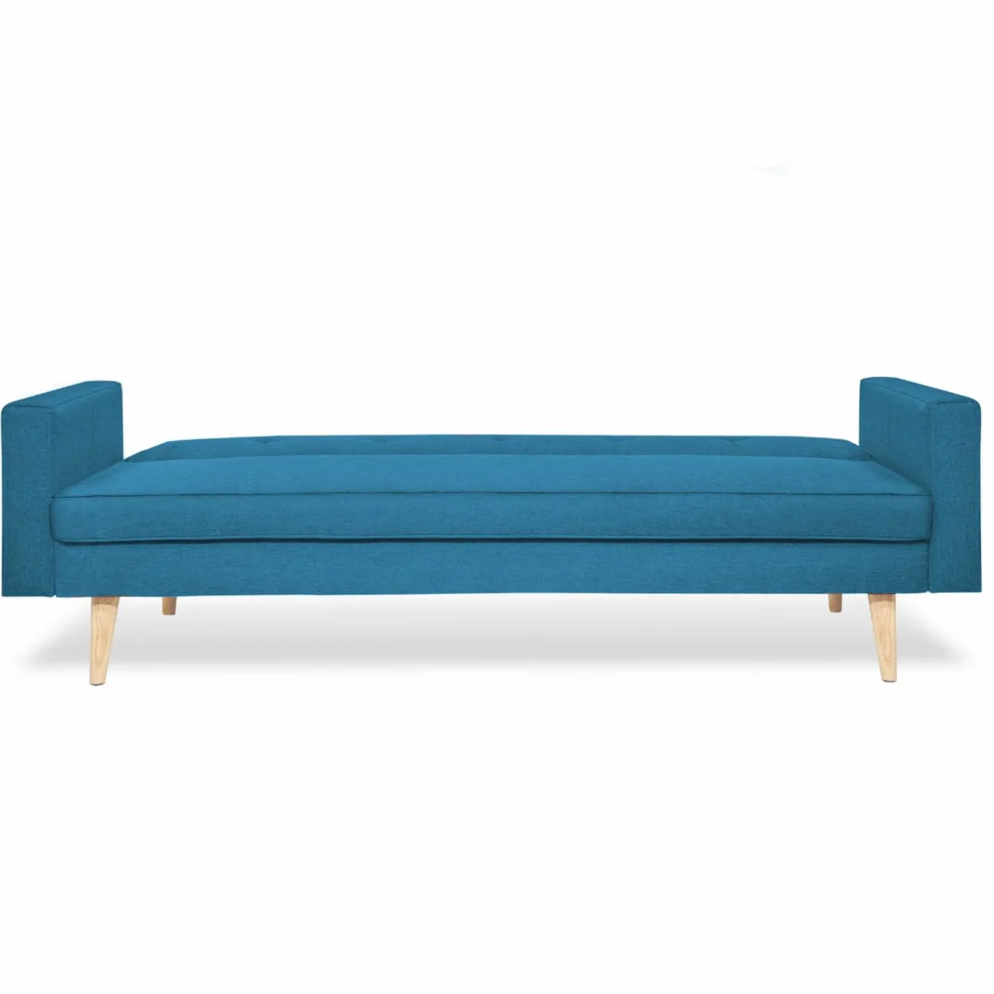 Canapé bleu canard scandinave 3 places convertible*IDMarket Outlet