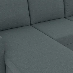 Canapé d’angle 200 cm réversible gris anthracite*IDMarket Online