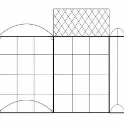 Carré potager en métal avec serre à tomates + treillis + housse*IDMarket Discount