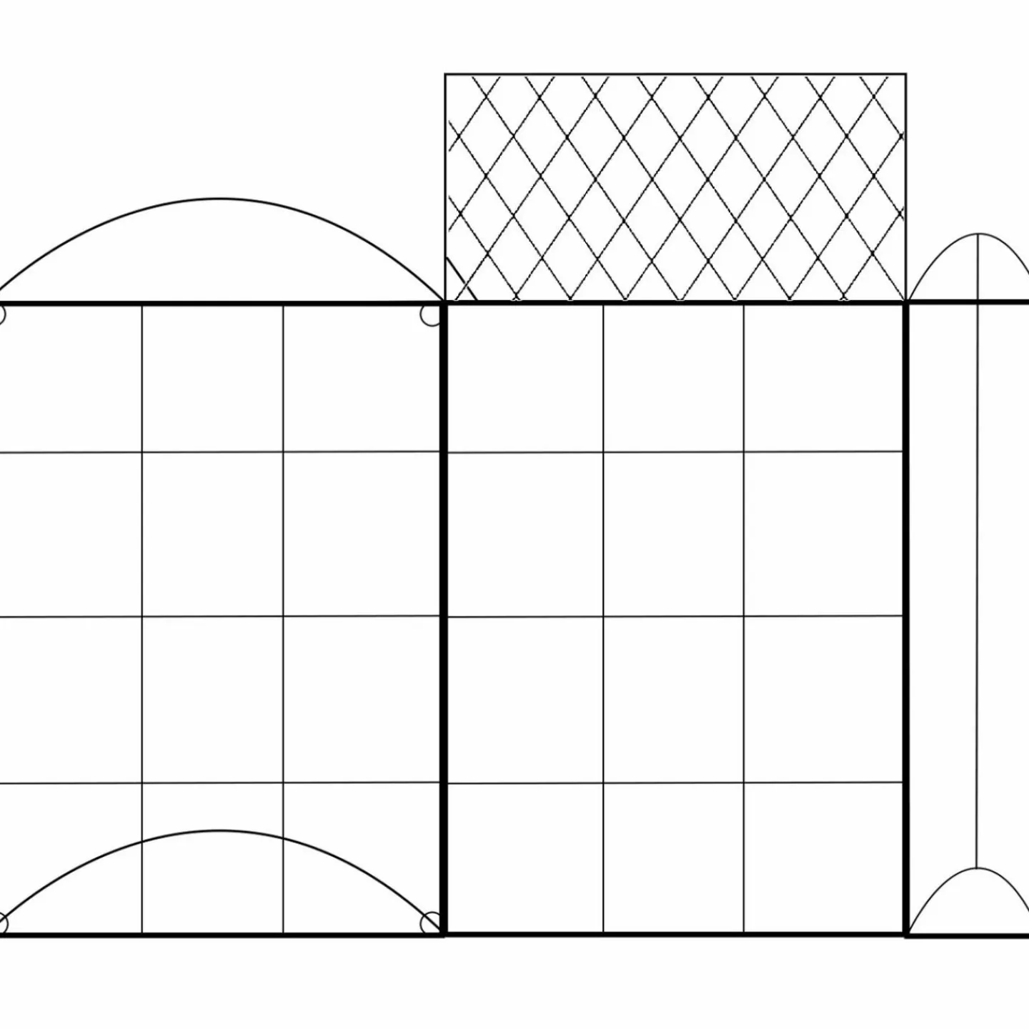 Carré potager en métal avec serre à tomates + treillis + housse*IDMarket Discount