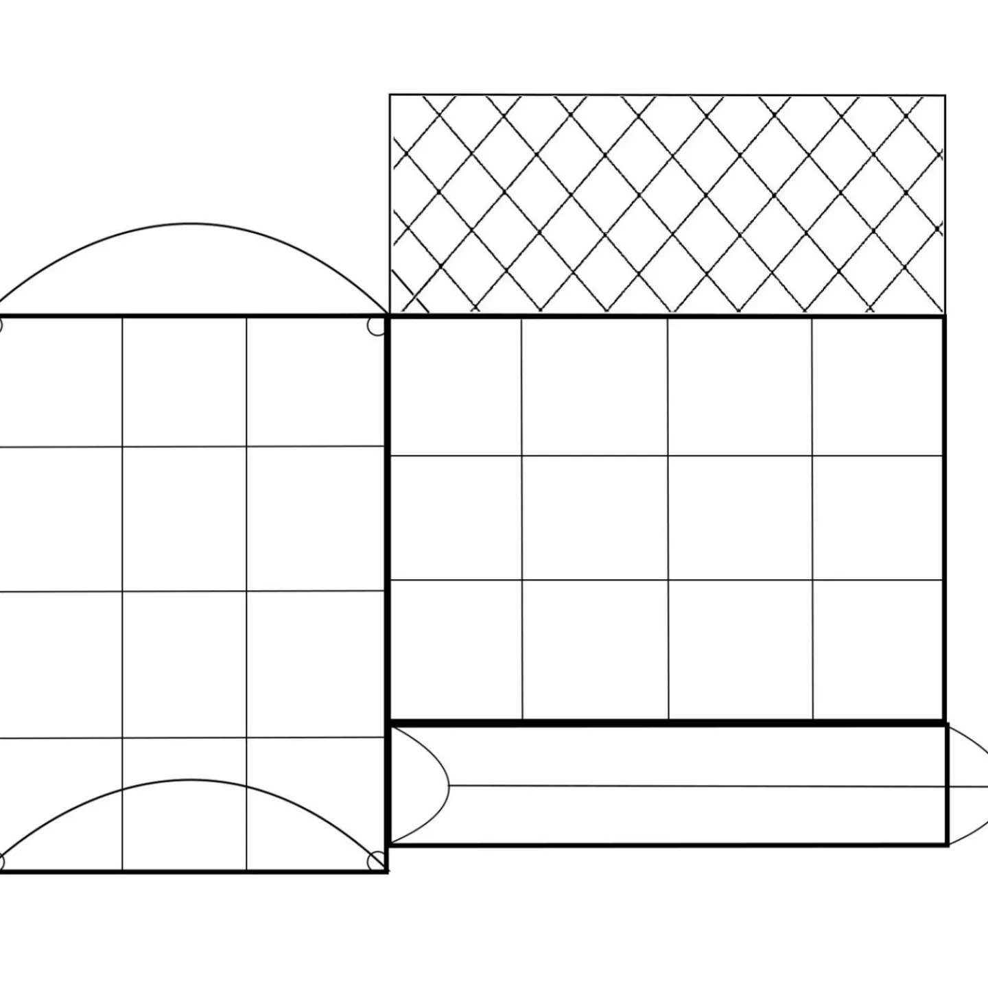 Carré potager en métal avec serre à tomates + treillis + housse*IDMarket Discount