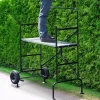 Échafaudage roulant et pliable hauteur de travail 2,5m*IDMarket Discount