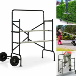 Échafaudage roulant et pliable hauteur de travail 2,5m*IDMarket Discount