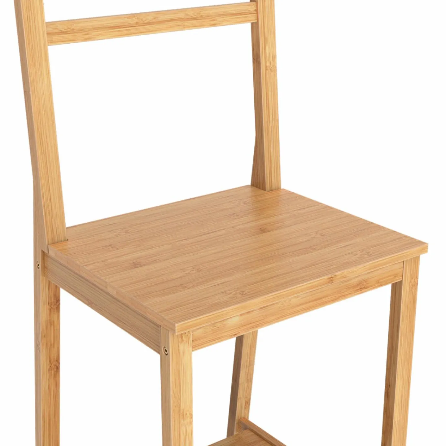 Chaise porte-serviettes en bambou*IDMarket Discount