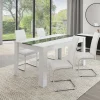 Chaises blanches design pour salle à manger MIA*IDMarket Hot