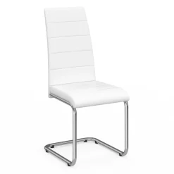 Chaises blanches design pour salle à manger MIA*IDMarket Hot
