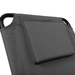 Chaises de plage pliantes gris anthracite avec dossier inclinable*IDMarket Discount