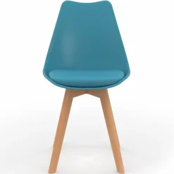 Chaises scandinaves 4 couleurs : pastel rose, blanc, gris clair et bleu*IDMarket Best