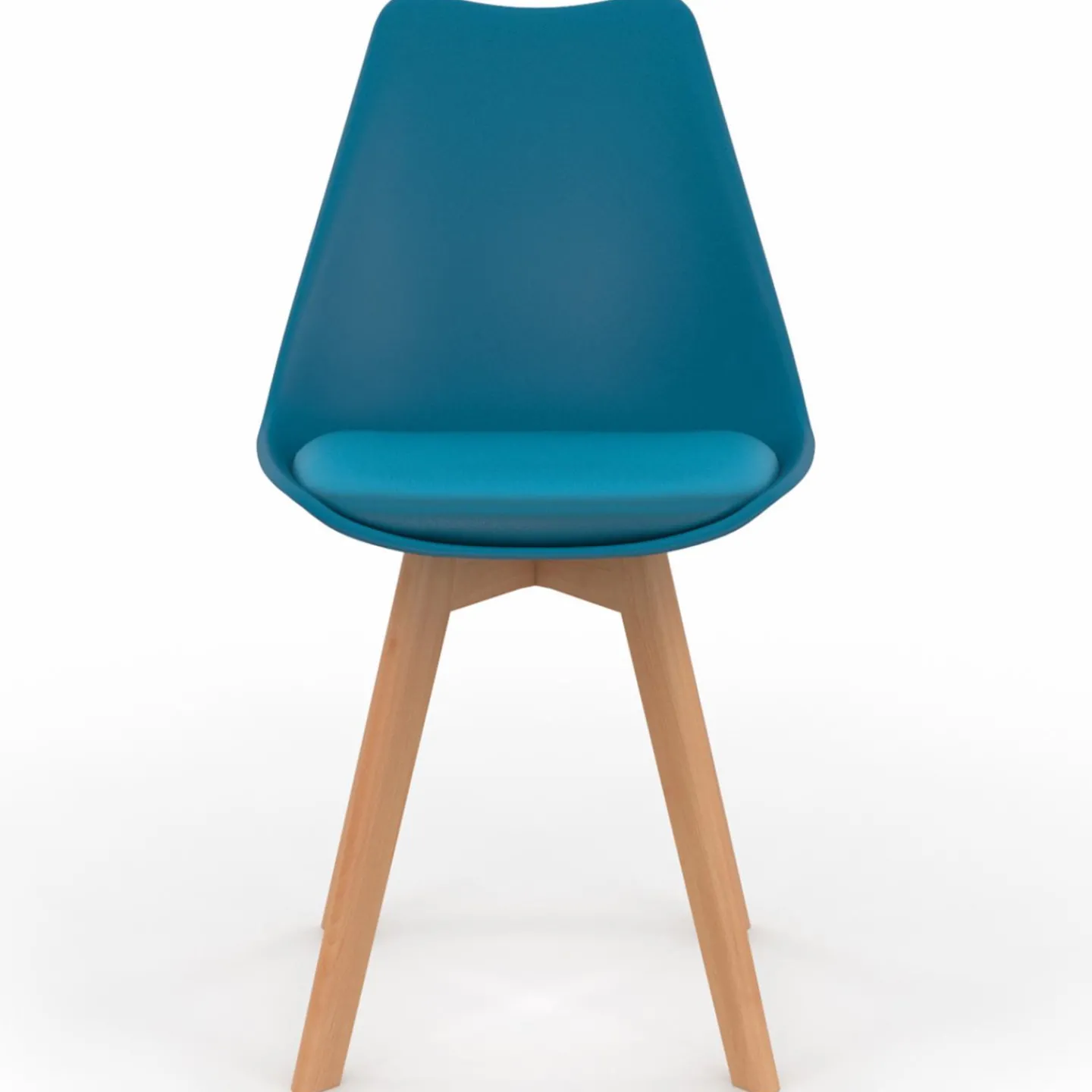 Chaises scandinaves 4 couleurs : gris foncé, gris clair, blanc et bleu*IDMarket Online