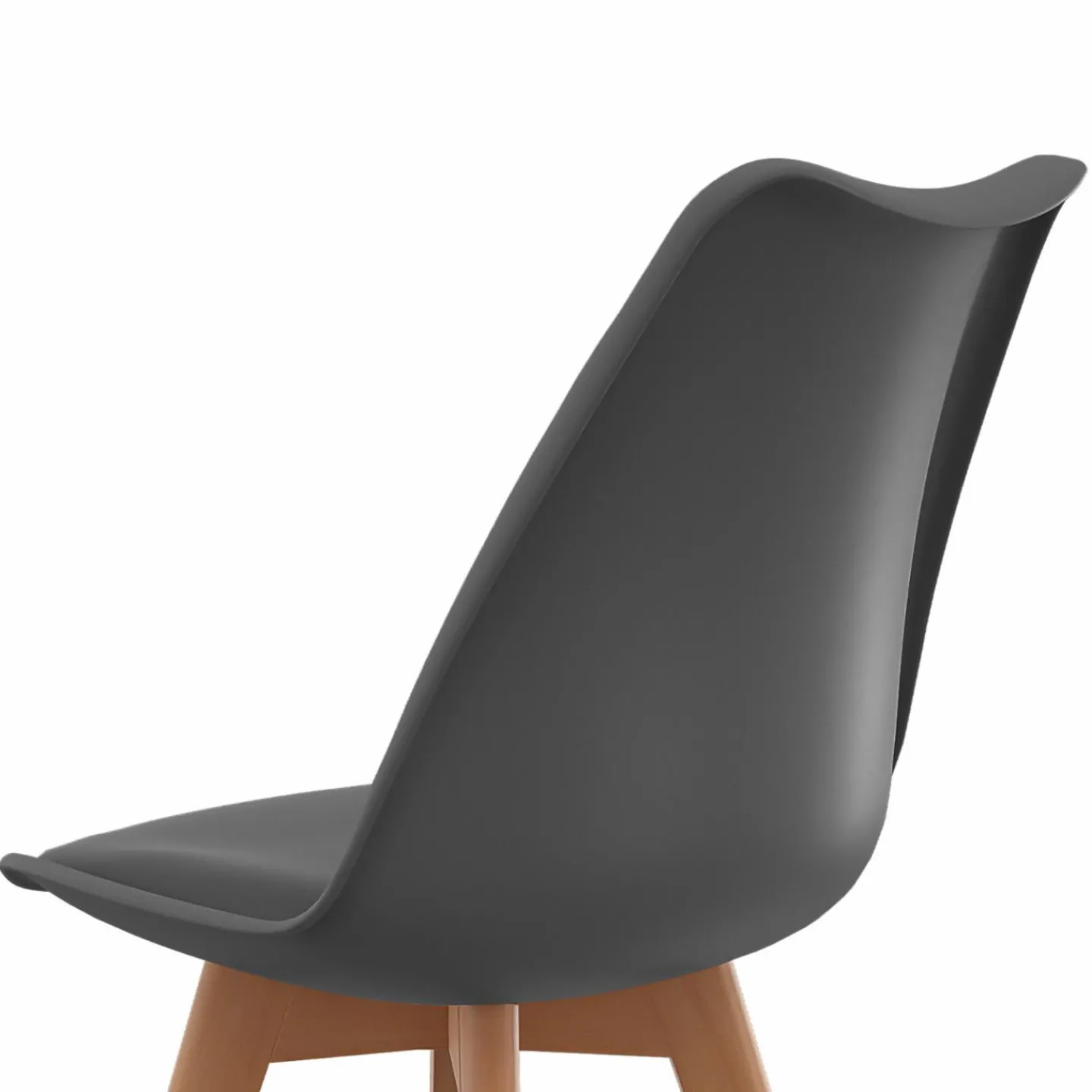 Chaises scandinaves 4 couleurs : gris foncé, gris clair, blanc et bleu*IDMarket Online