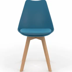 Chaises scandinaves bleu canard*IDMarket Clearance
