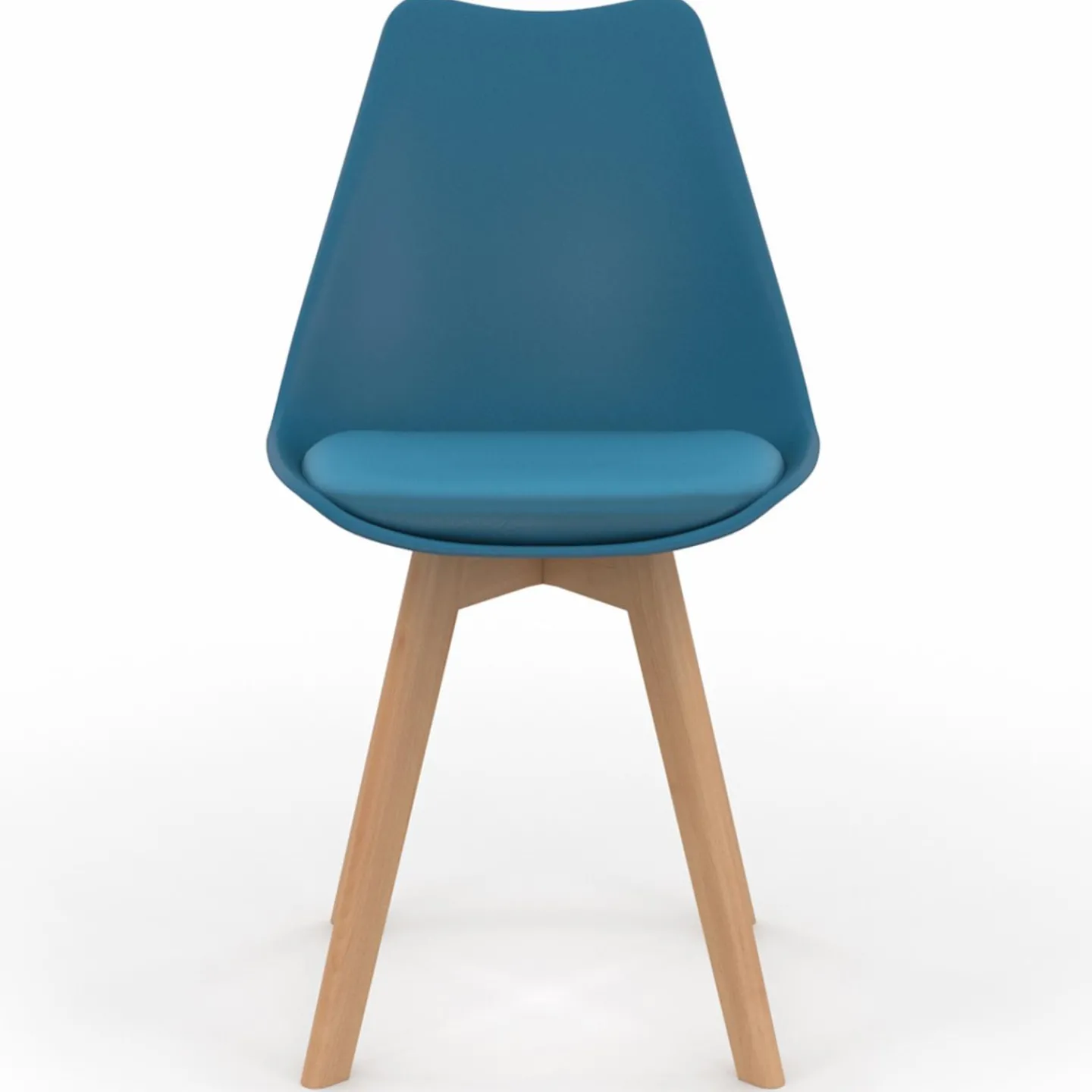Chaises scandinaves bleu canard*IDMarket Clearance