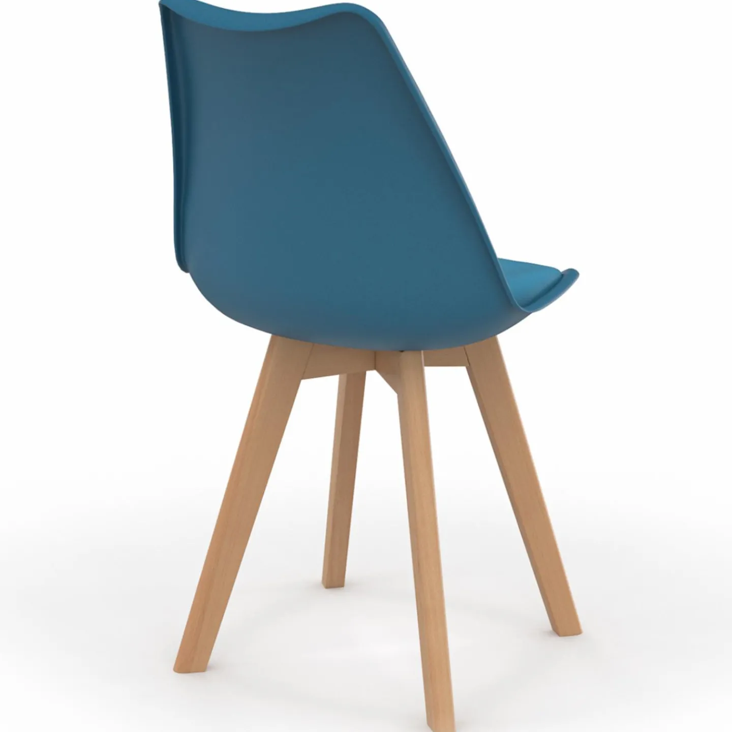 Chaises scandinaves bleu canard*IDMarket Clearance