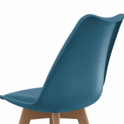 Chaises scandinaves bleu canard*IDMarket Clearance