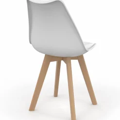 Chaises scandinaves bleu canard et blanc*IDMarket Sale