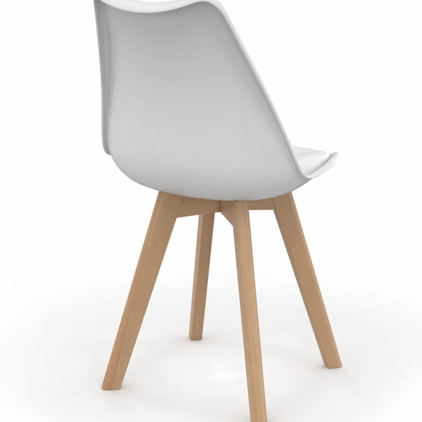 Chaises scandinaves bleu canard et blanc*IDMarket Sale