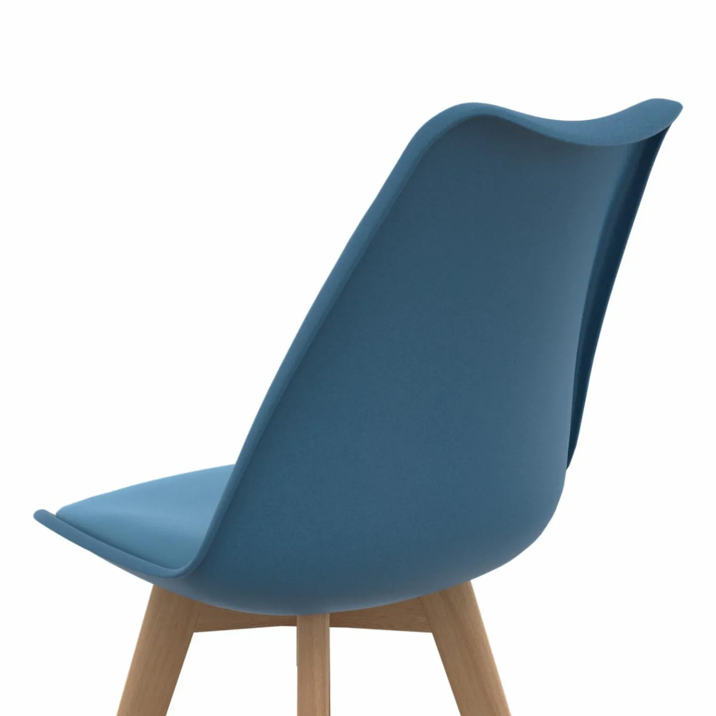 Chaises scandinaves bleu canard et blanc*IDMarket Sale