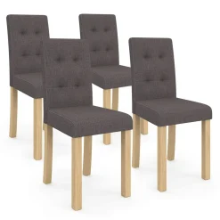 Chaises scandinaves gris foncé*IDMarket
