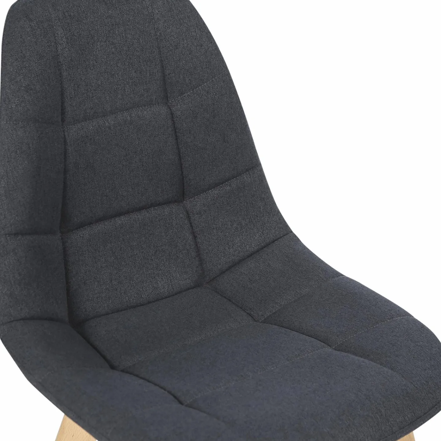 Chaises scandinaves grises pieds en bois*IDMarket New