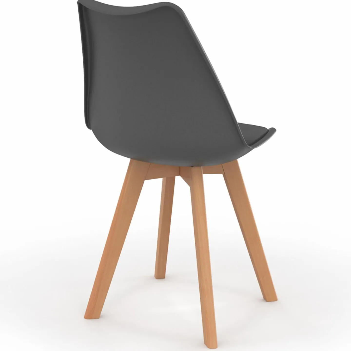 Chaises scandinaves mix color terracotta, gris, beige*IDMarket Online