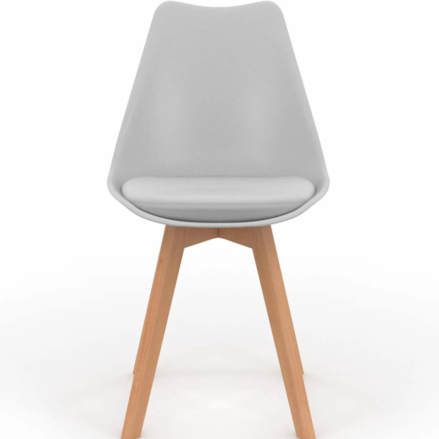 Chaises scandinaves mix color grises, blanches et jaunes*IDMarket Best