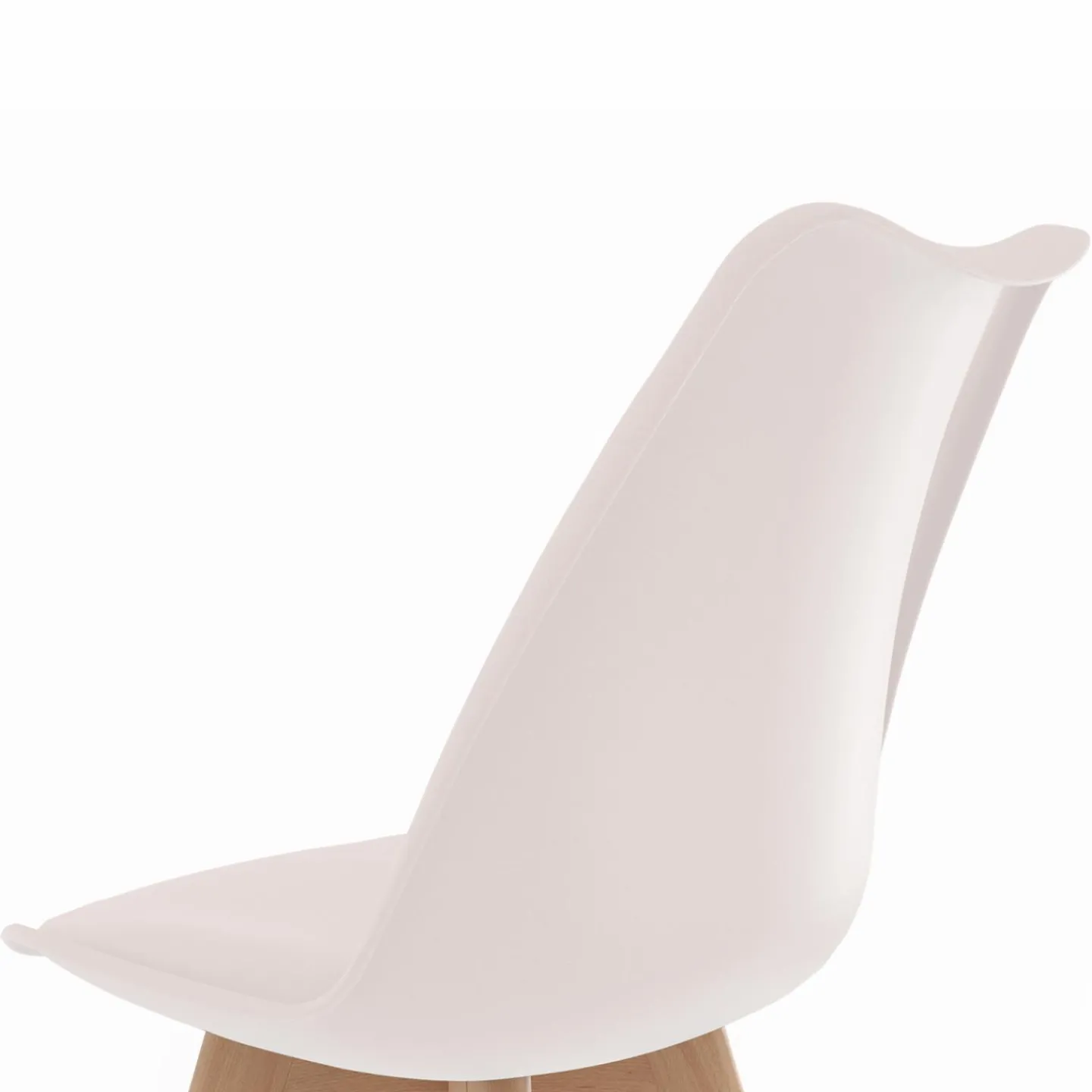 Chaises scandinaves rose pastel, gris, blanc avec coussin*IDMarket Hot