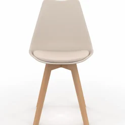 Chaises scandinaves terracotta et beige*IDMarket New