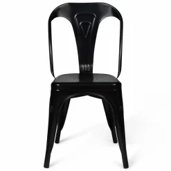 Chaises style industriel noir mat*IDMarket Hot