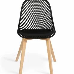 Chaises terracotta et beige*IDMarket Outlet