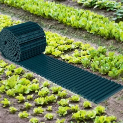 Chemin potager 5 m à dérouler en plastique vert*IDMarket Sale