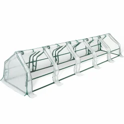 Châssis serre de jardin 3m blanche*IDMarket