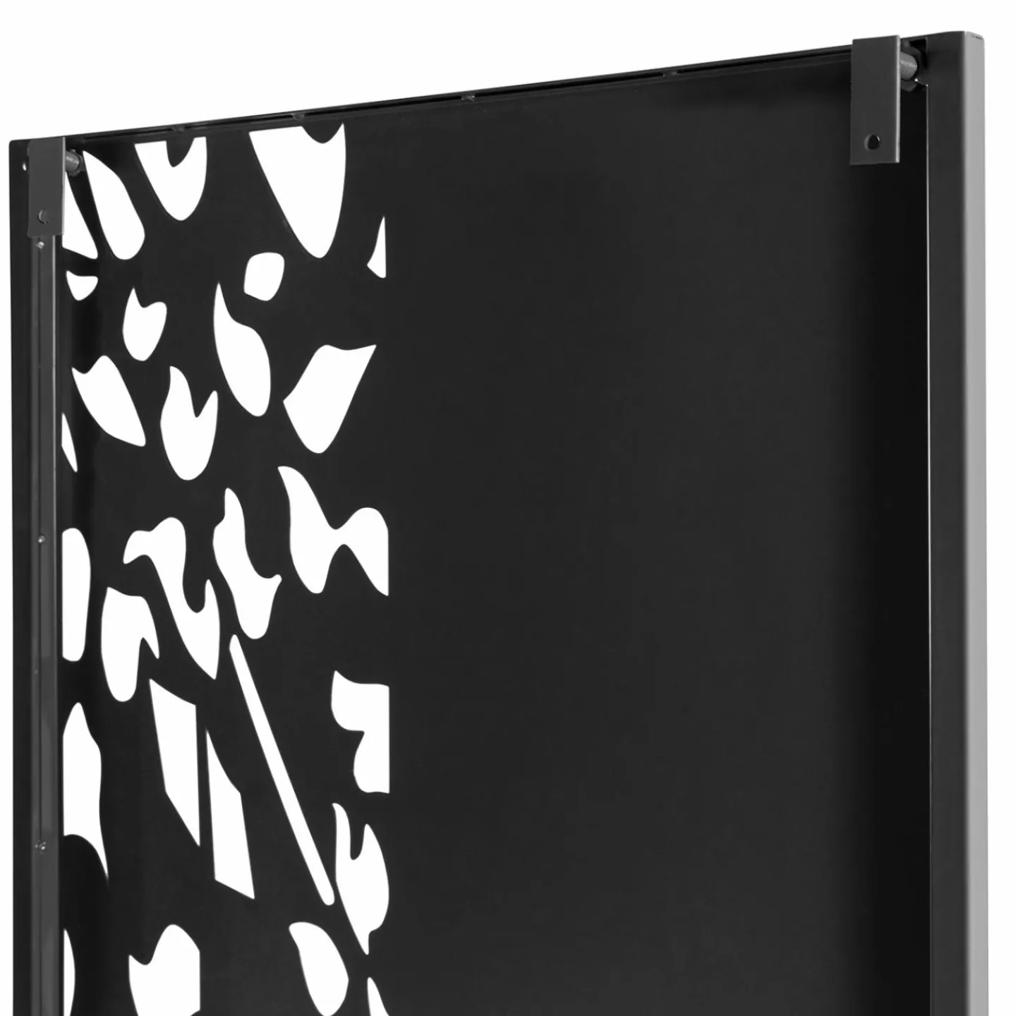 Claustra extérieur métal gris semi ajouré*IDMarket Best