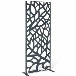 Claustra extérieur métal gris design*IDMarket