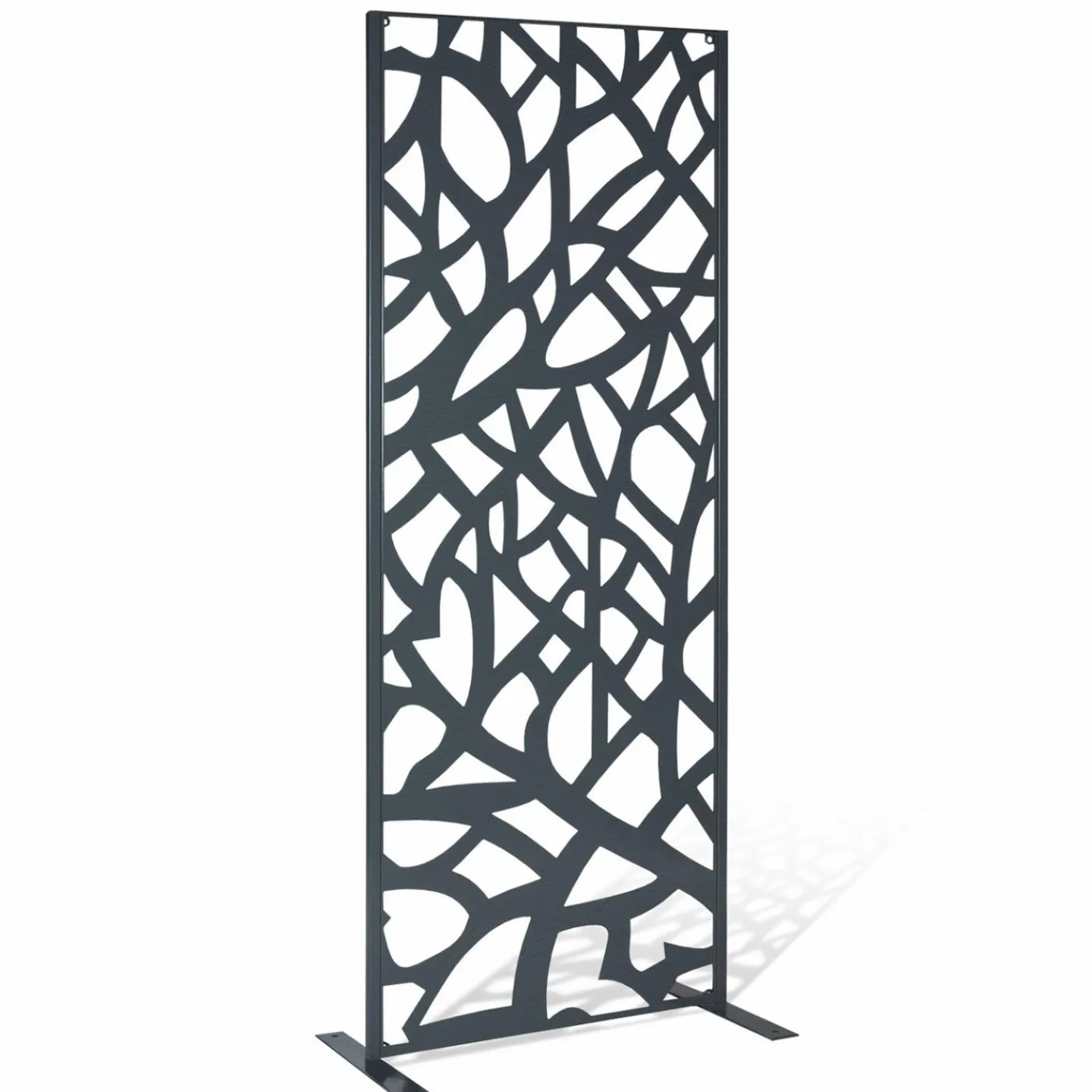 Claustra extérieur métal gris design*IDMarket