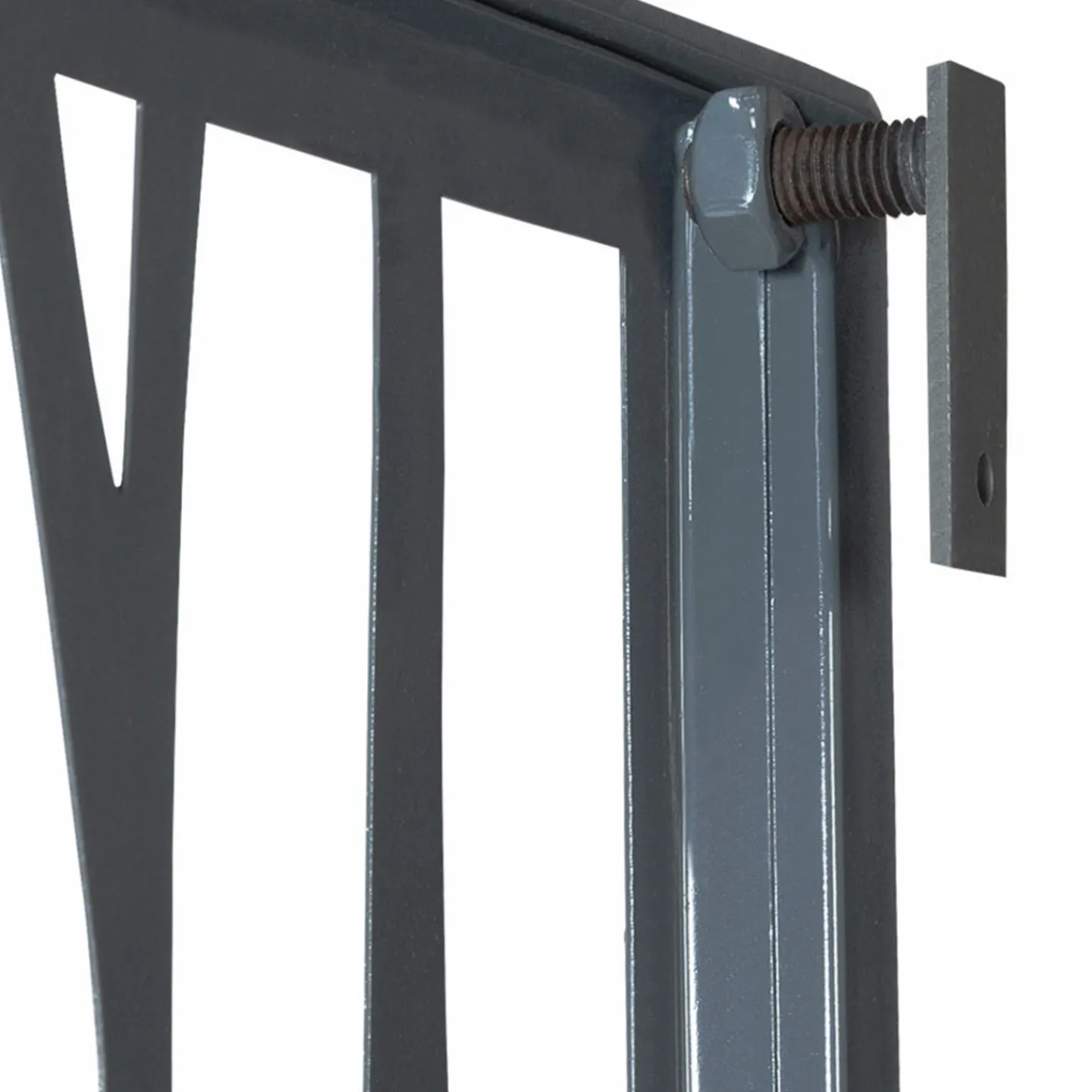 Claustra extérieur métal gris design*IDMarket