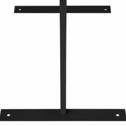 Claustra extérieur métal noir mat motif floral*IDMarket Clearance