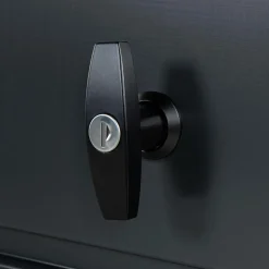 Coffre de rangement extérieur étanche en métal gris 350 L*IDMarket Best