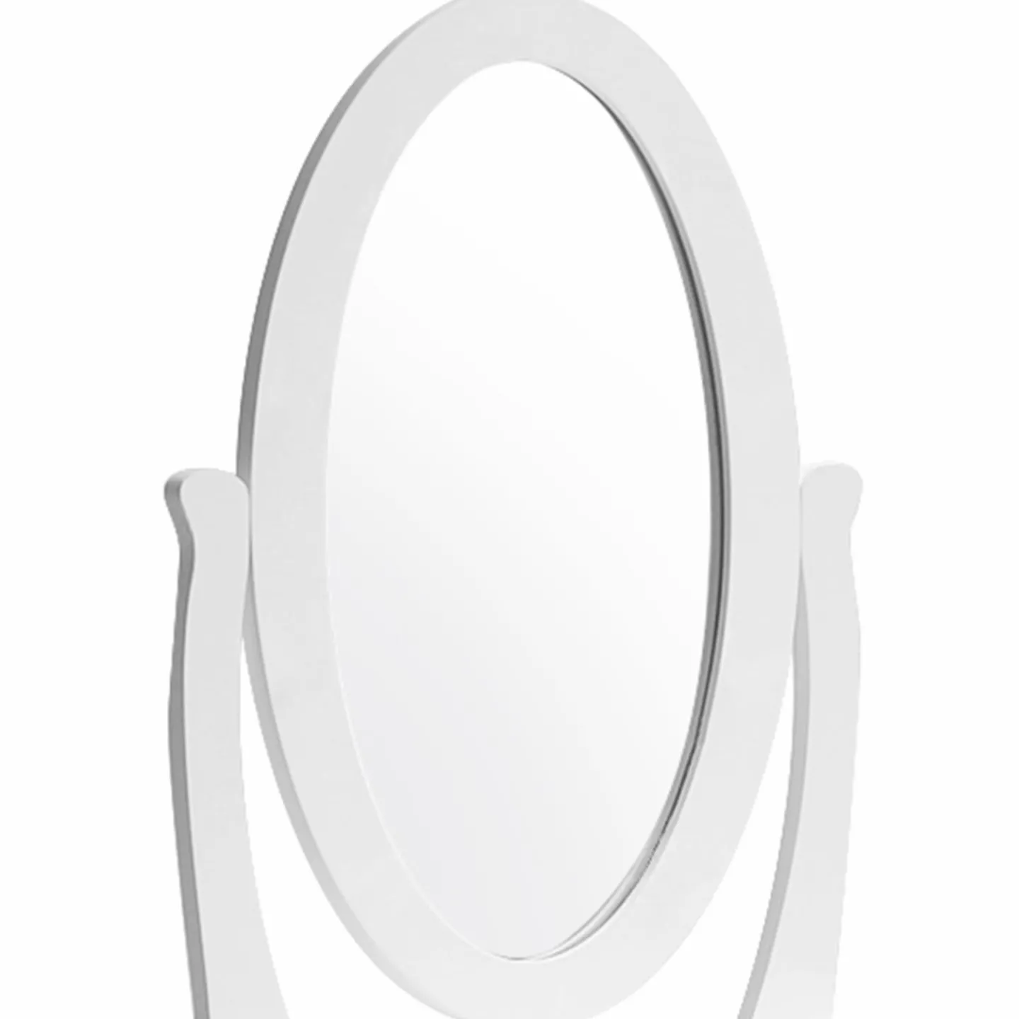 Coiffeuse blanche avec miroir et tabouret*IDMarket Discount