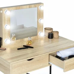 Coiffeuse industrielle avec éclairage*IDMarket Hot