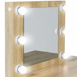 Coiffeuse industrielle avec éclairage*IDMarket Hot