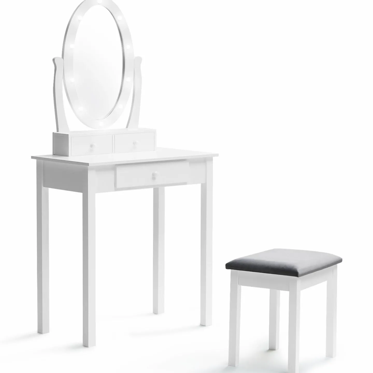 Coiffeuse miroir led*IDMarket Online