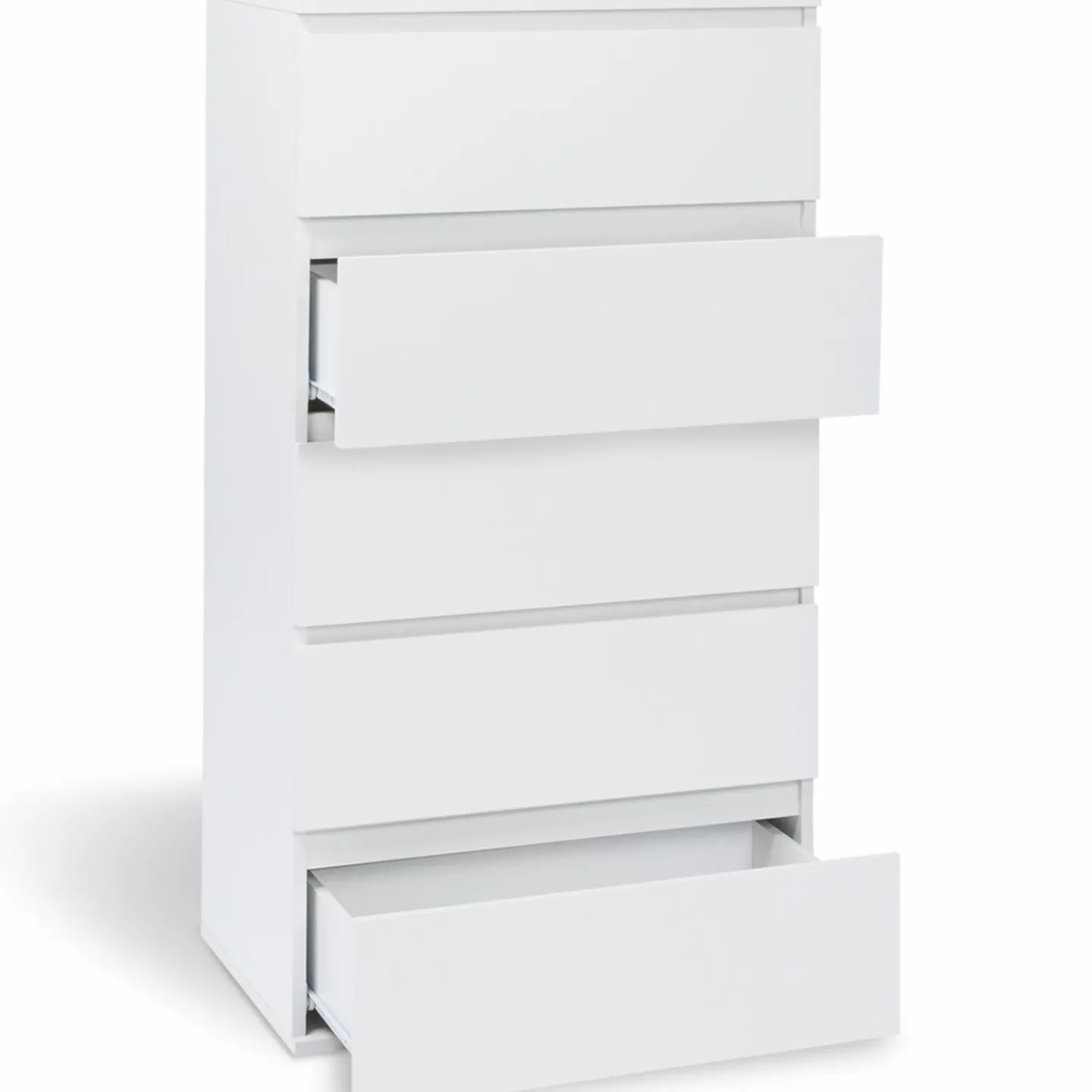 Commode 5 tiroirs blanche*IDMarket Online