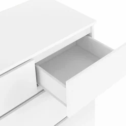 Commode 8 tiroirs bois blanc 160 cm*IDMarket Best