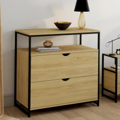 Commode industrielle 2 tiroirs*IDMarket